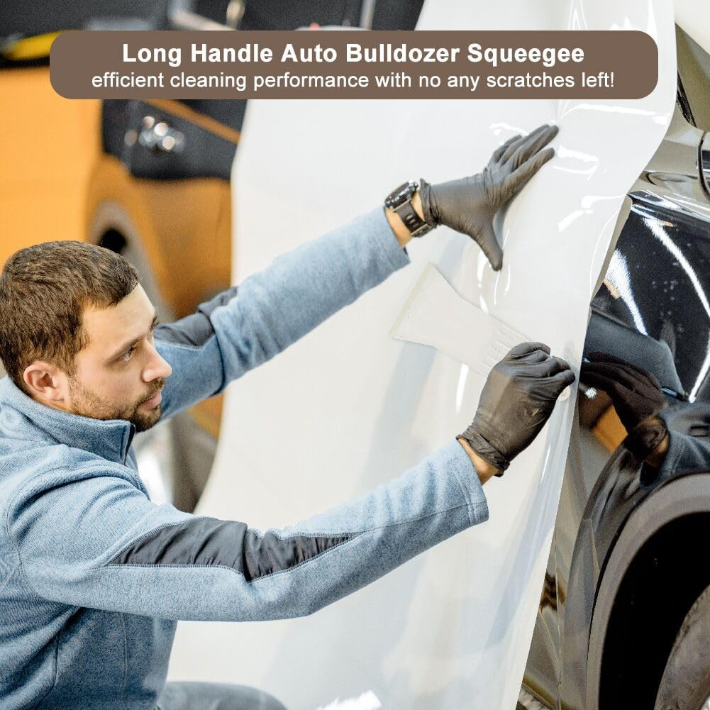 Tools Long Handle Auto Bulldozer Squeegee for Window Tint Film Installing Car Vi