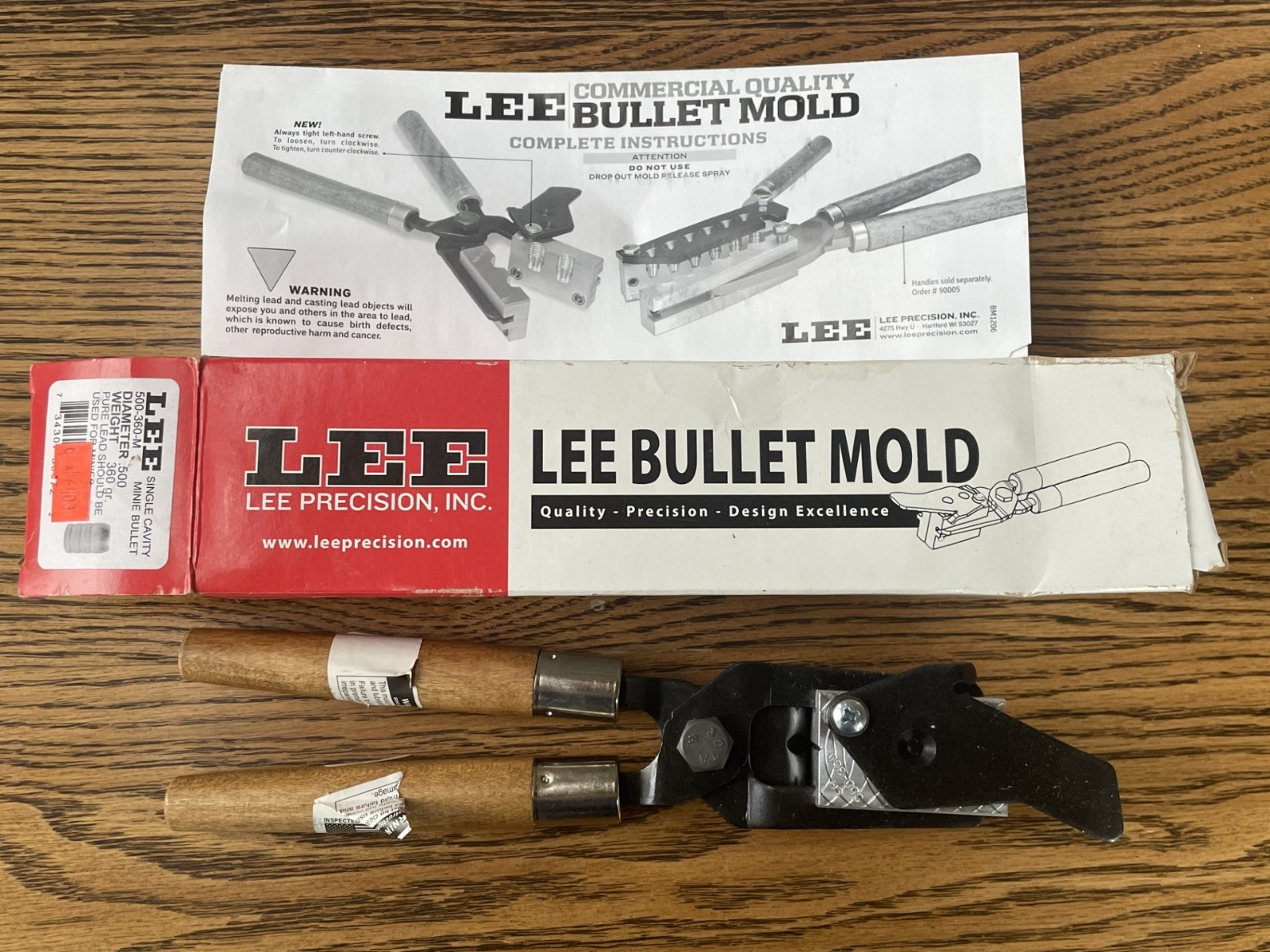 LEE Precision Bullet Mold .500 Minie