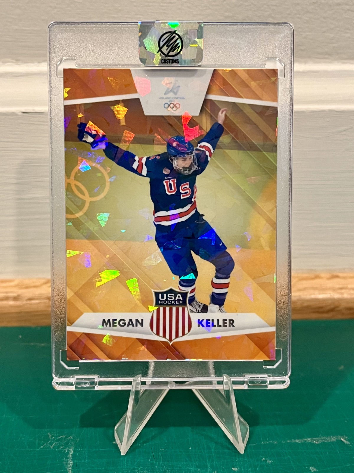 Megan Keller Gold Medal “Olympic Series” Art Card from Nicholas Mattiuzzo