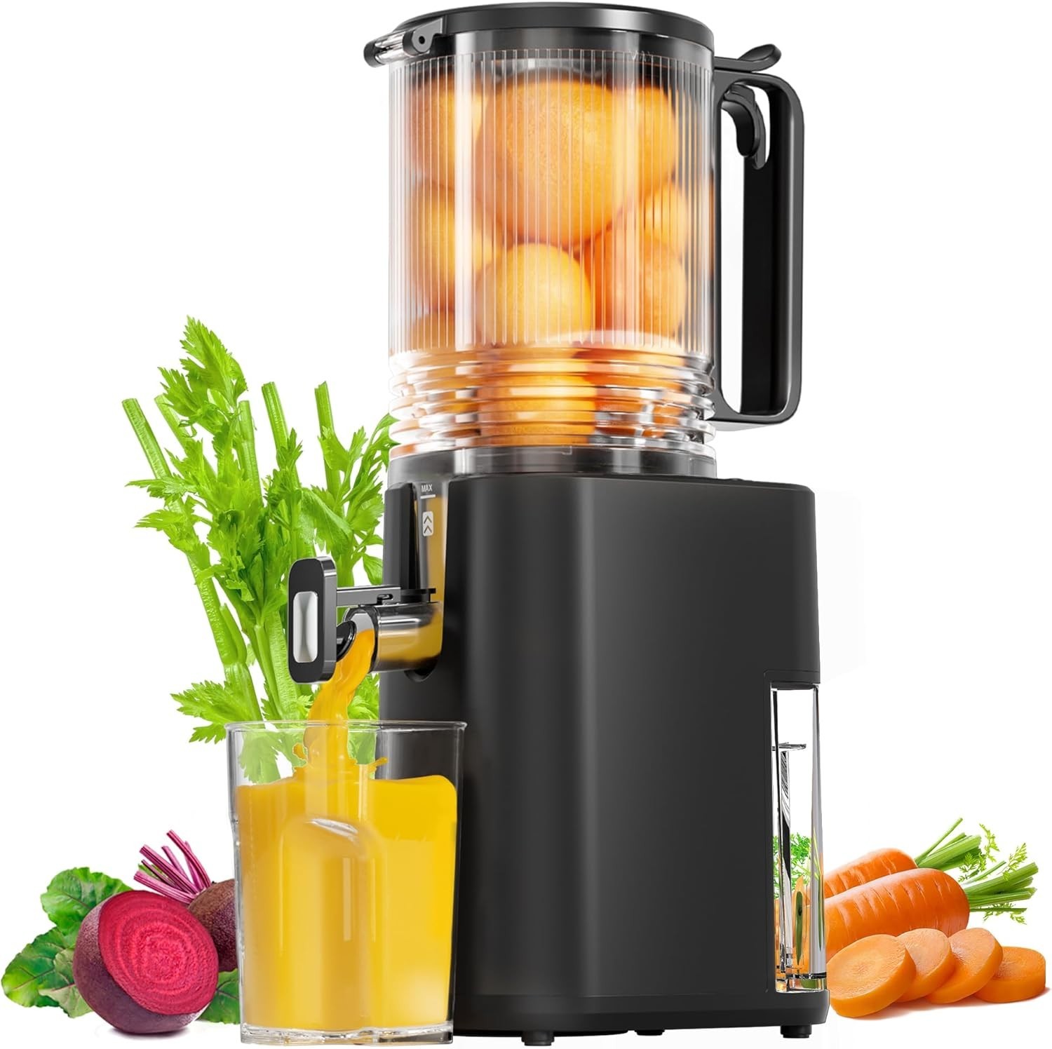 Juicer Machines With 5.5" Large Feed Chute, For Whole Vegetables And Fruits