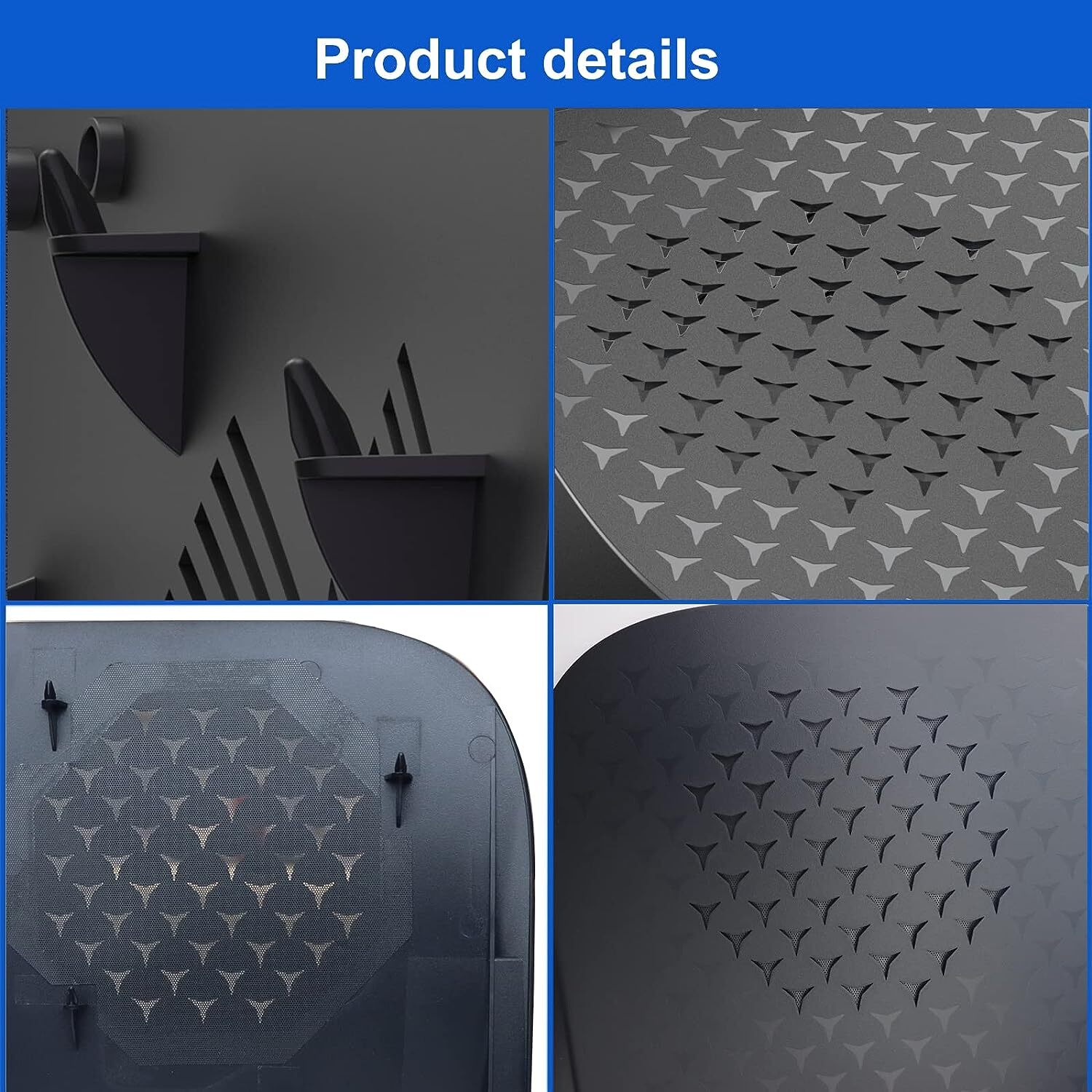 PS5 Console Panel with Fan Vent, Anti-Scratch ABS Case for Digital Edition