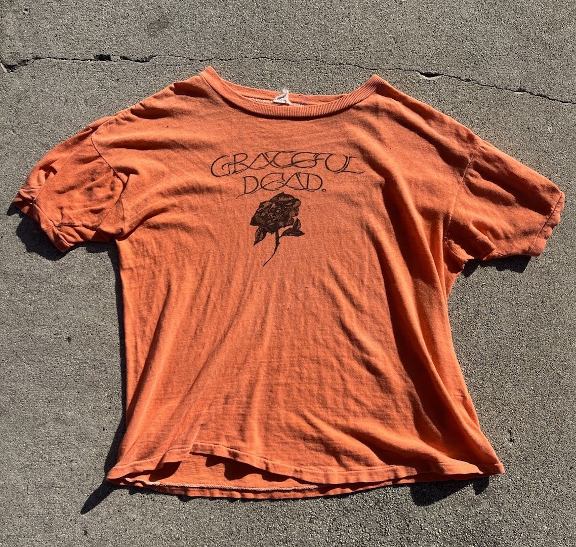 True vintage Grateful Dead Orange T-Shirt