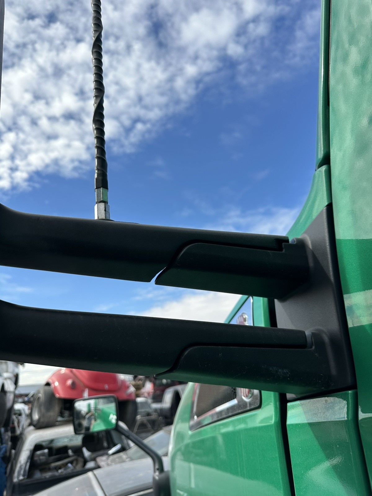 2012-2027 Kenworth T680 POLY Left/Driver Door Mirror - Used