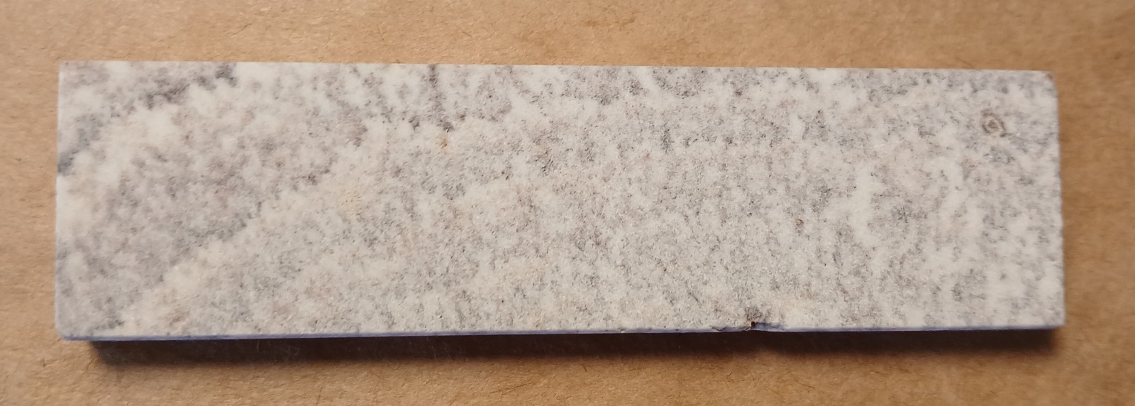 4"x 1"x 1/2" Soft Washita Pen Knife Stone In Leather Pouch, Oilstone, Whetstone