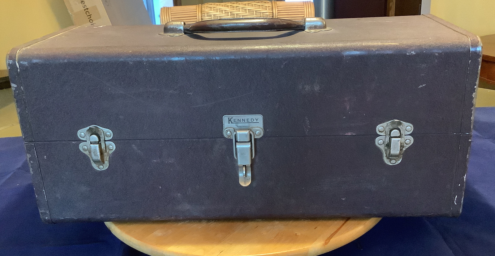 Vintage Kennedy Tackle Box all Metal Two Trays 18"