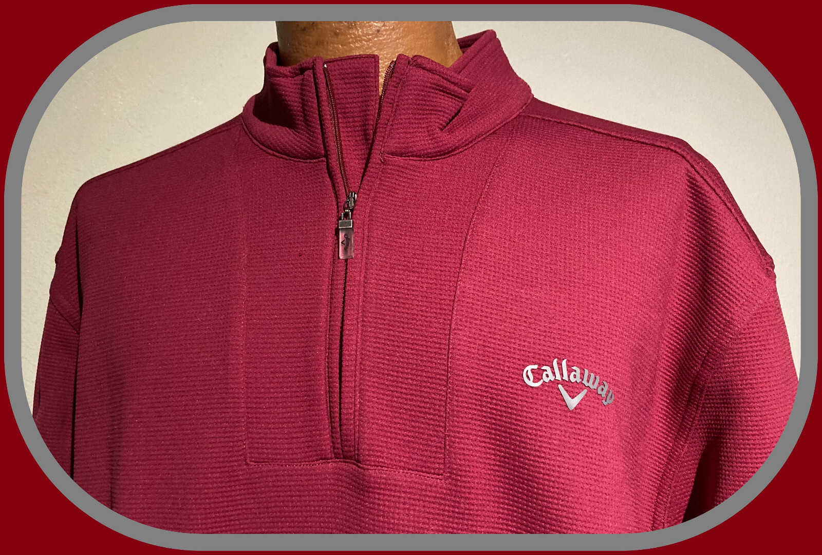 CALLAWAY COMFORT PERFORMANCE 1/4 ZIP LONG SLEEVE GOLF SHIRT ADULT XXL NEW W TAG