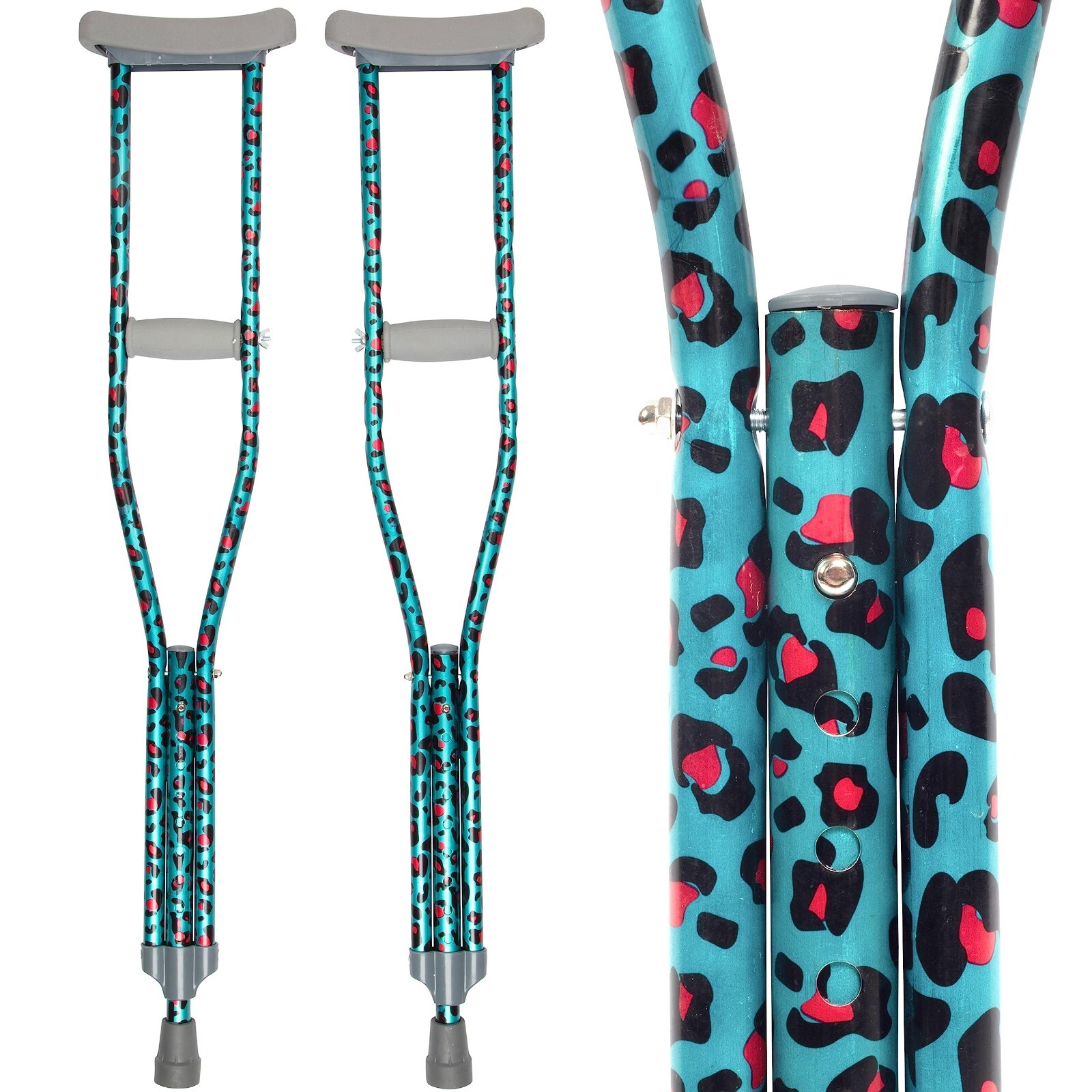 My Crutches-Fashion Designed Colored Youth Junior Crutches for Kids/Teens/Adults