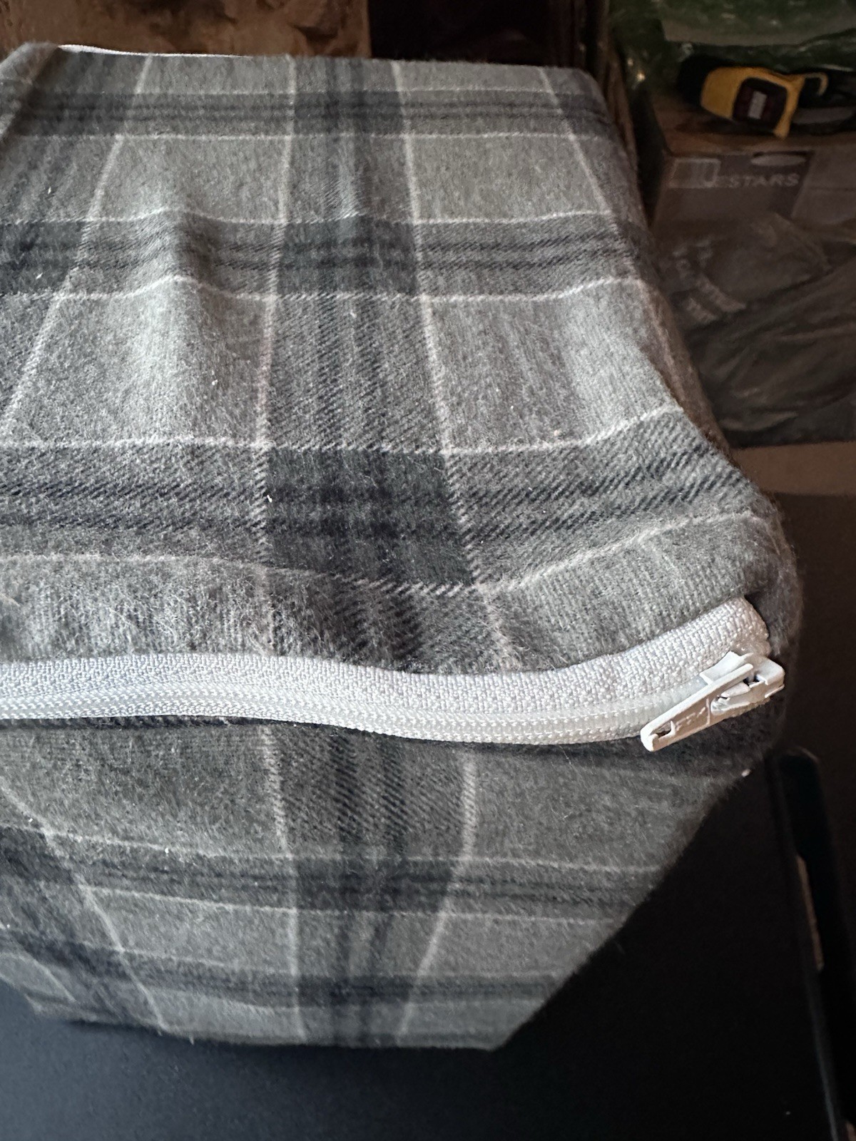 Cuddl Duds Heavyweight Flannel Sheet Set, Plaid 4pc, Sz Q or K, Brand New