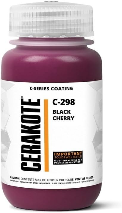 Cerakote C-Series Air Cure Ceramic Coating C-298Q Black Cherry (32oz)