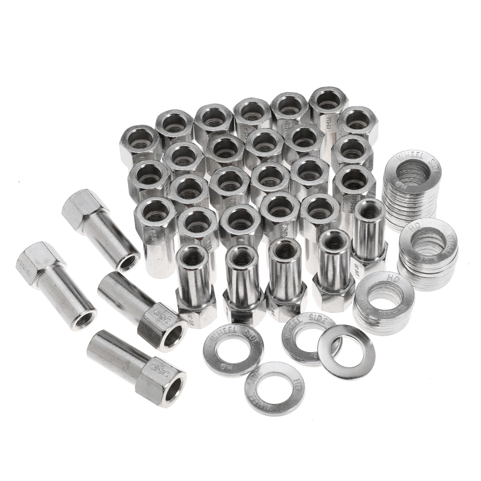 7/16"-20 Wheel Lug Nut for Cragar for SST Mag with Center Washer Open Ended, ...