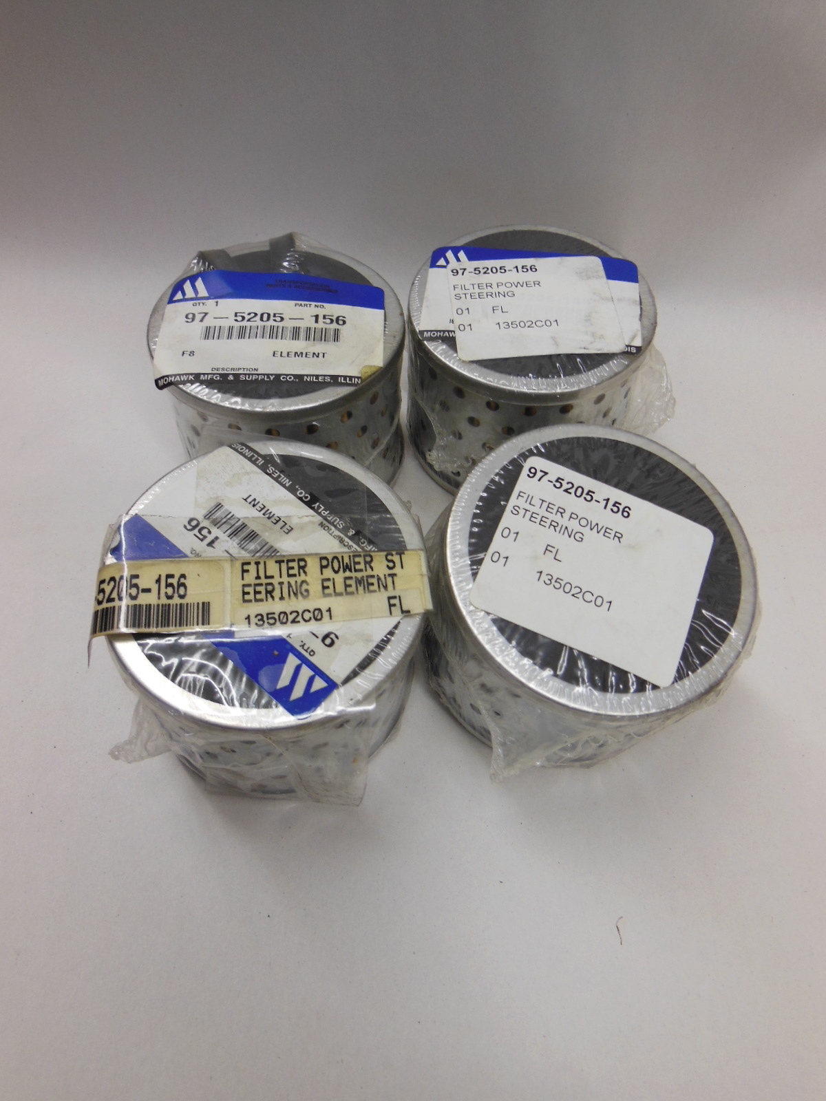 FILTER POWER STEERING ELEMENT 97-5205-156 by Mohawk LOT OF 4 New