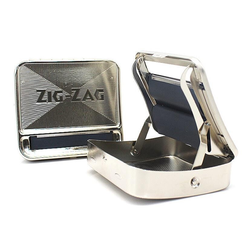 Metal Cigarette Rolling Machine 70mm Easy Manual Roller Hand Maker