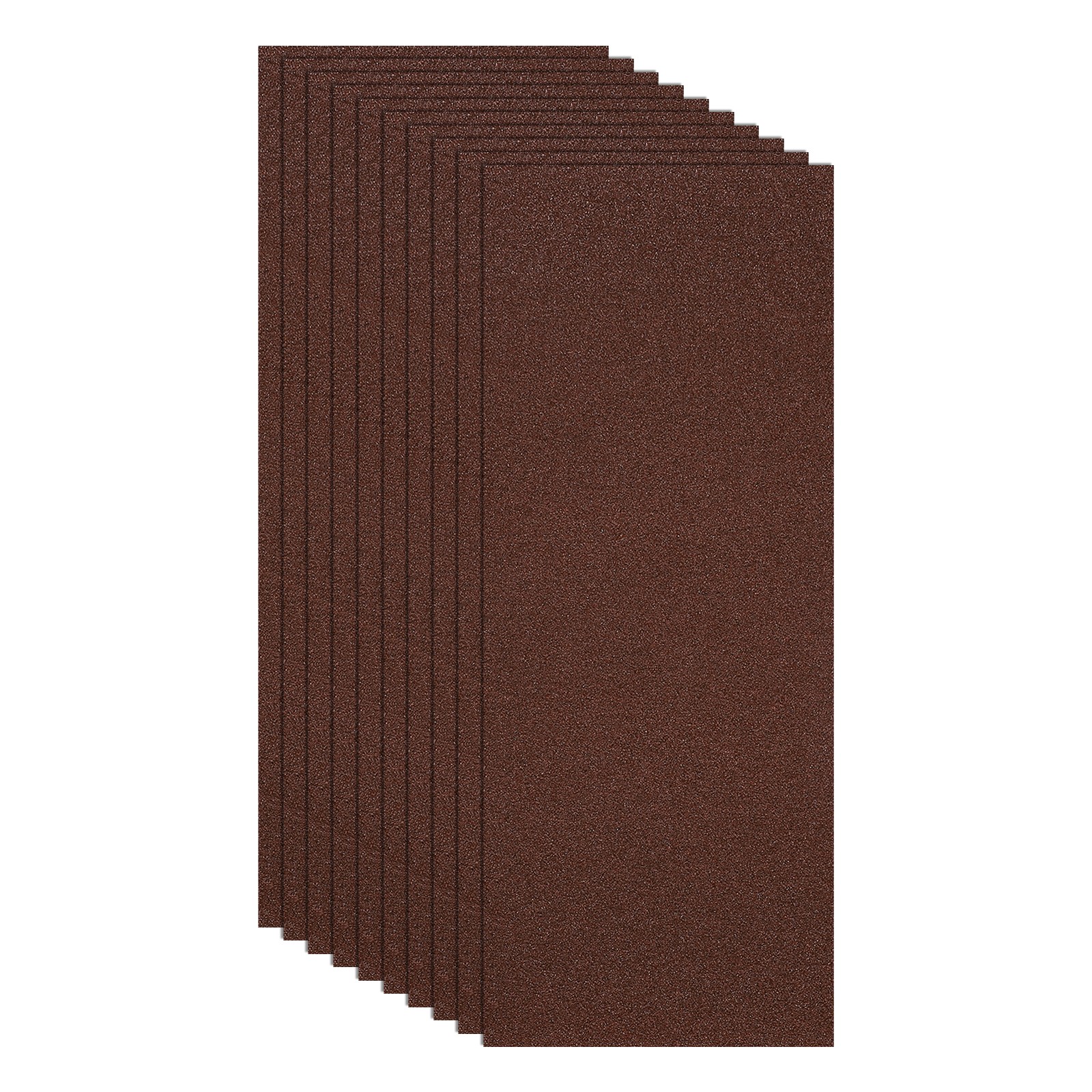 10 Pack 3.6" x 9" Sandpaper, 120 Grit Sand Paper for Wood Furniture Floor