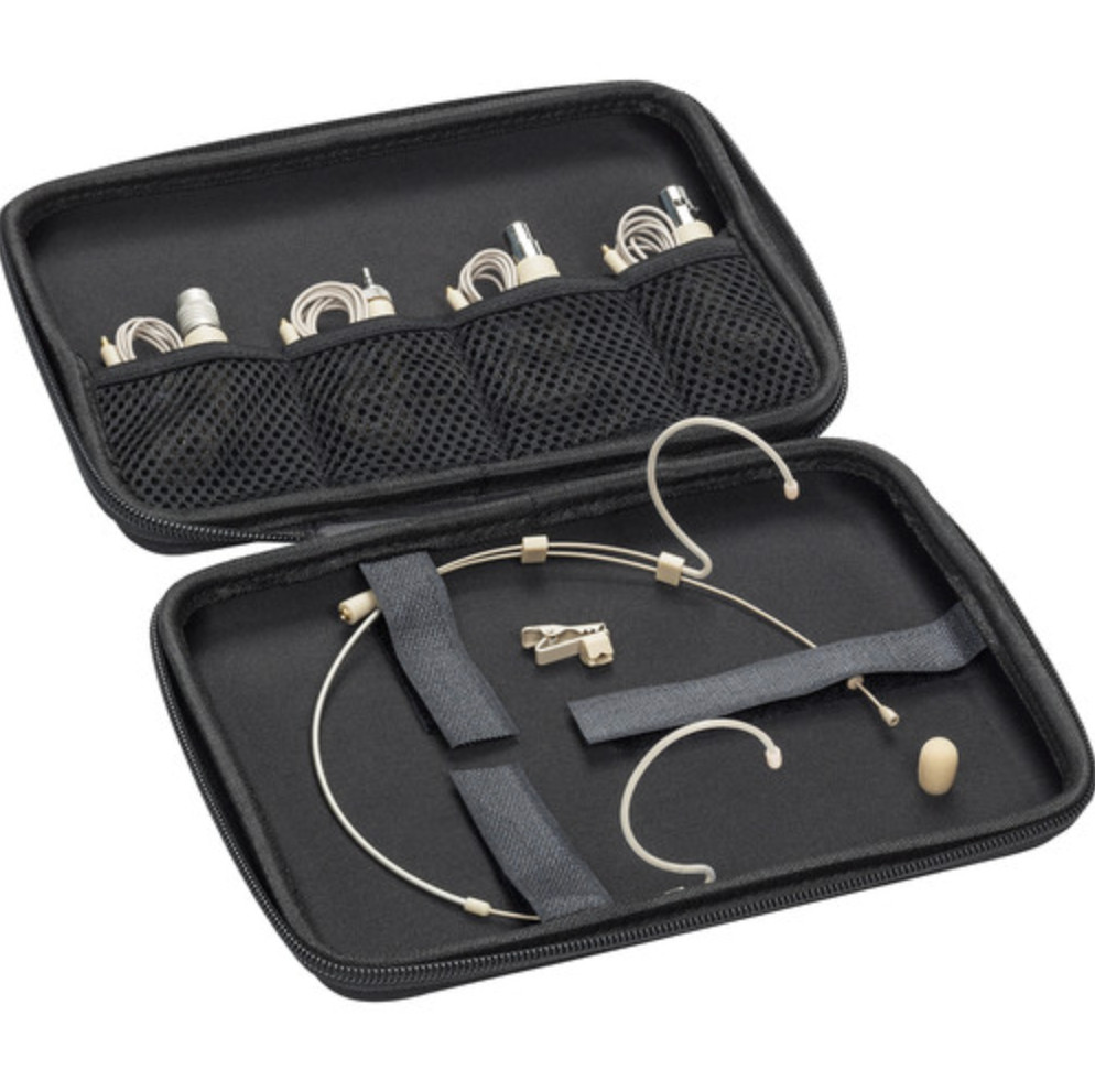 Samson DE50x Headset Microphone Beige Omnidirectional New Open Box w/ Case