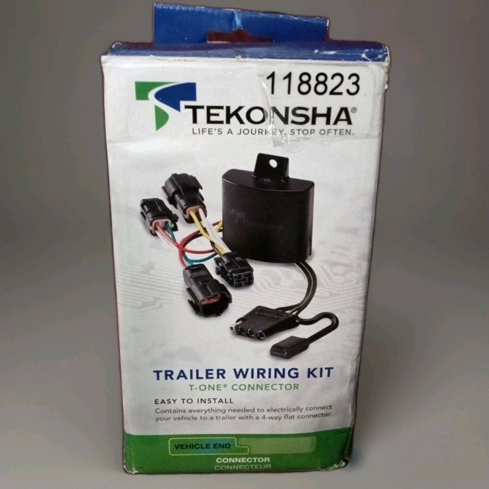Tekonsha T-ONE Connector 118823 Trailer Wiring Kit 2018 New BMW Complete Opened