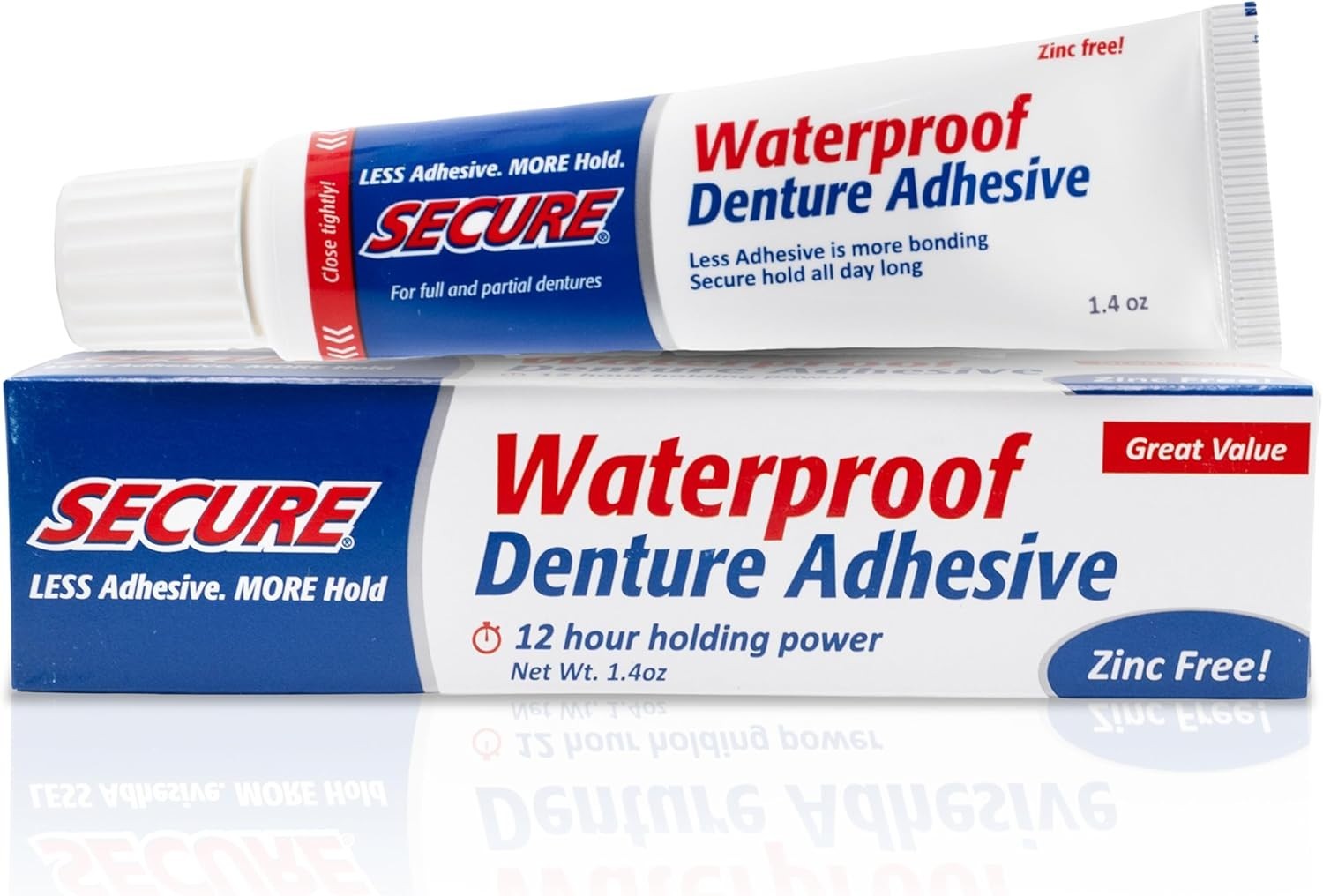 Denture Adhesive Waterproof 1.4 oz