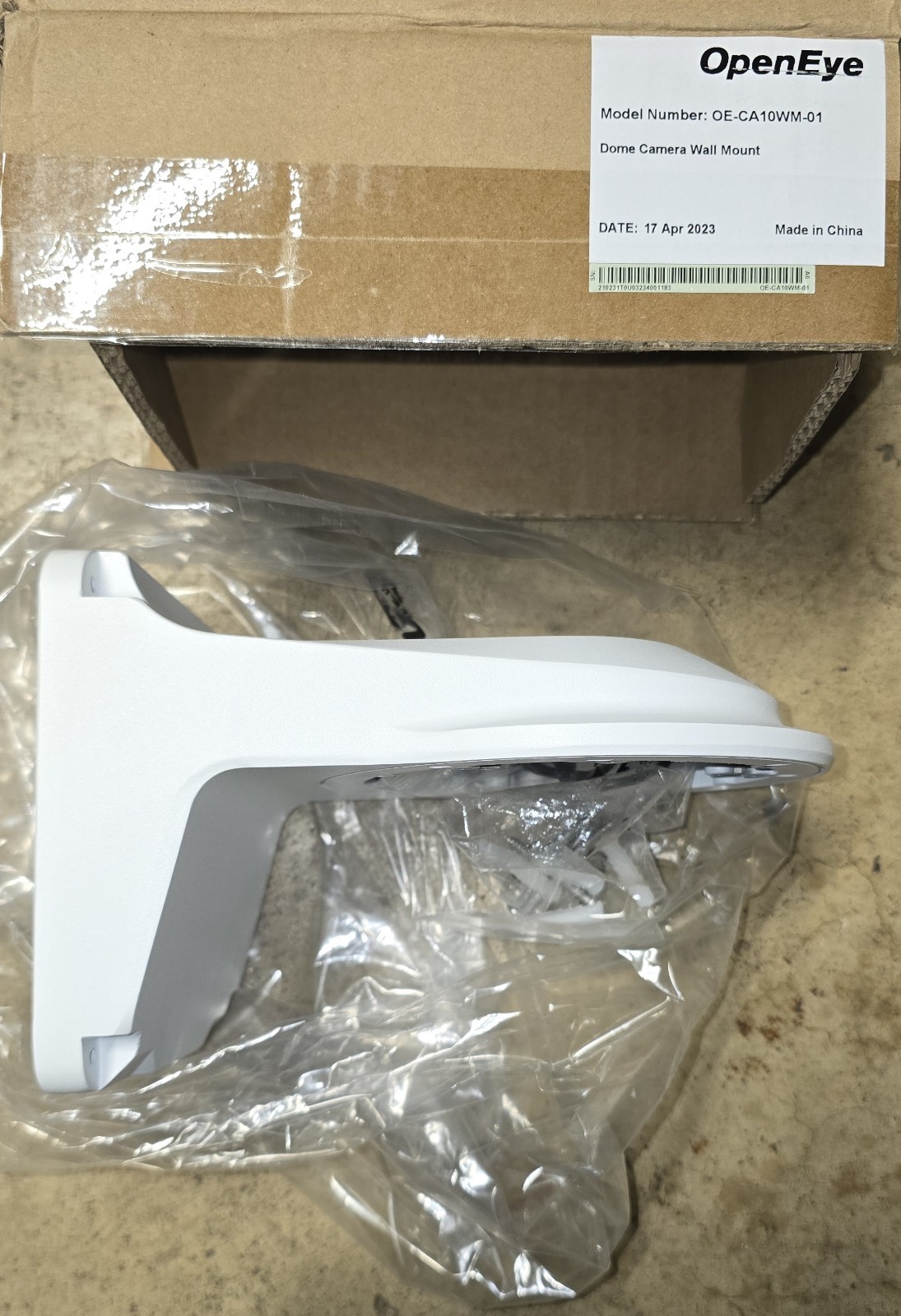 OpenEye OE-CA10WM-01 Dome Camera Wall Mount