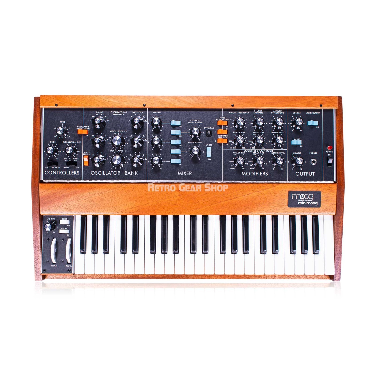 Moog Minimoog Model D Reissue Mahogany Monophonic Synth Synthesizer
