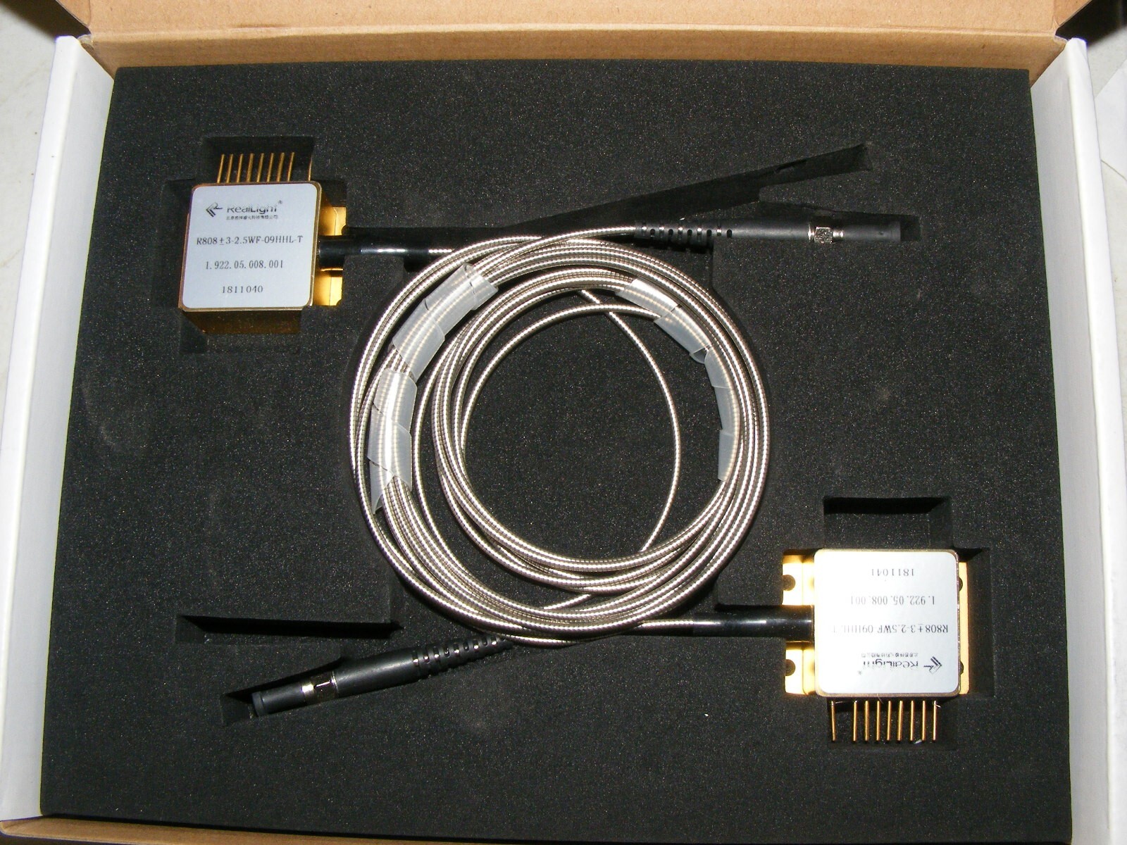 (1) RealLight Laser Diode Module R808±3-2.5WF-09HHL-T - FOR ONE DIODE ONLY (a29)