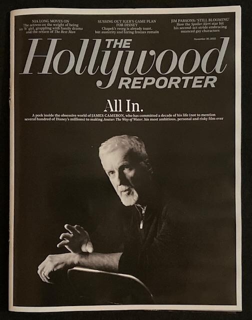 THE HOLLYWOOD REPORTER JAMES CAMERON NOVEMBER 30, 2022