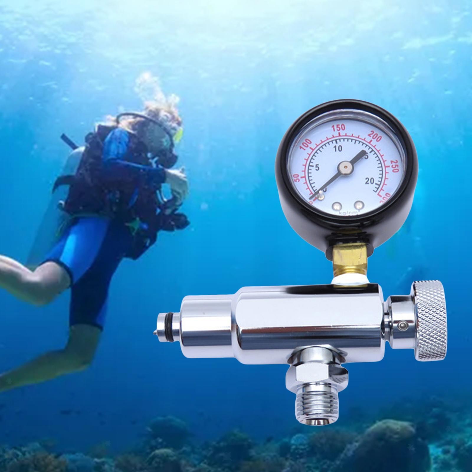 Scuba Diving Regulator Adjustment Tool with Gauge 2ND Stage Equipment
