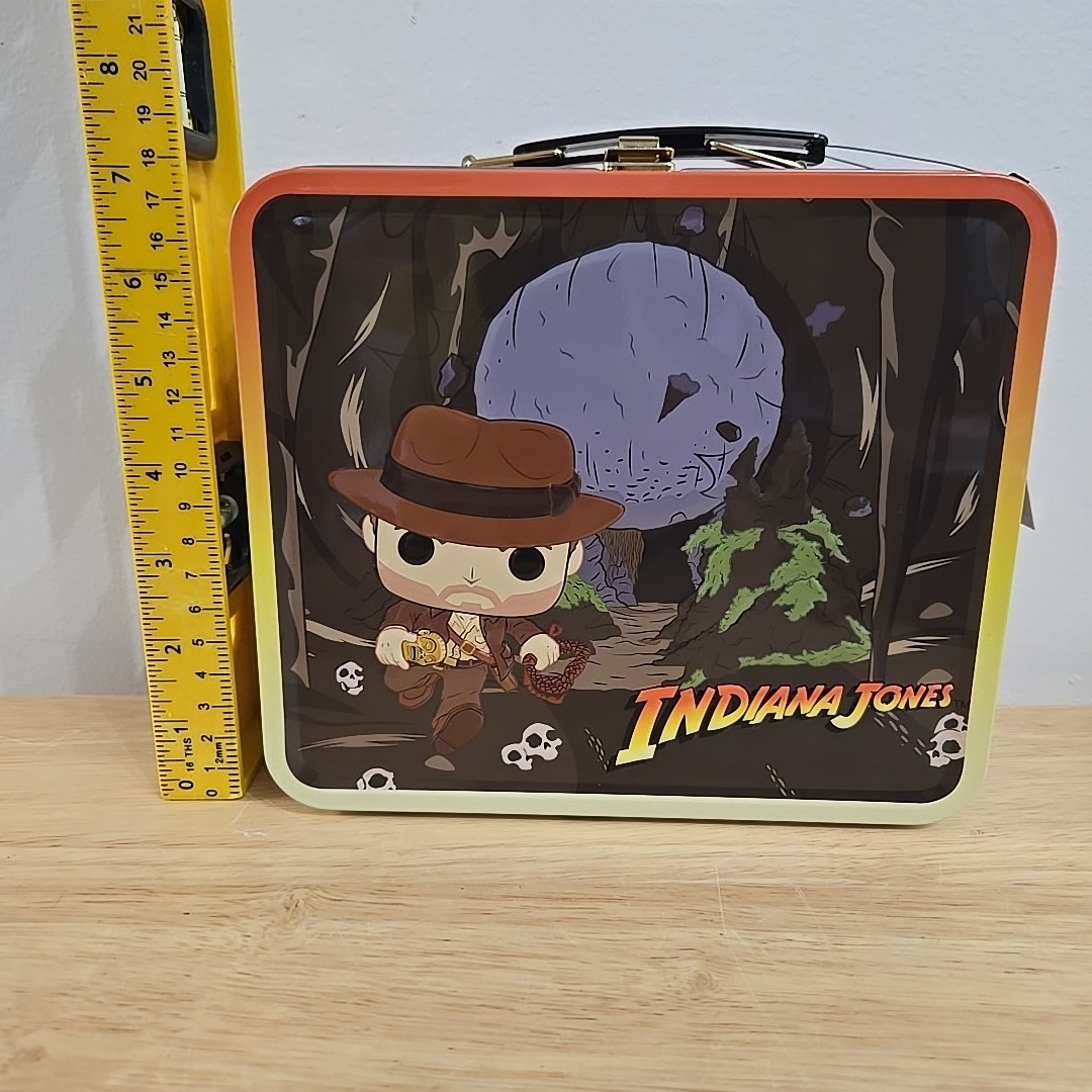 Funko Indiana Jones Metal Embossed Lunch Box Tin Collectible Lucasfilm NWT