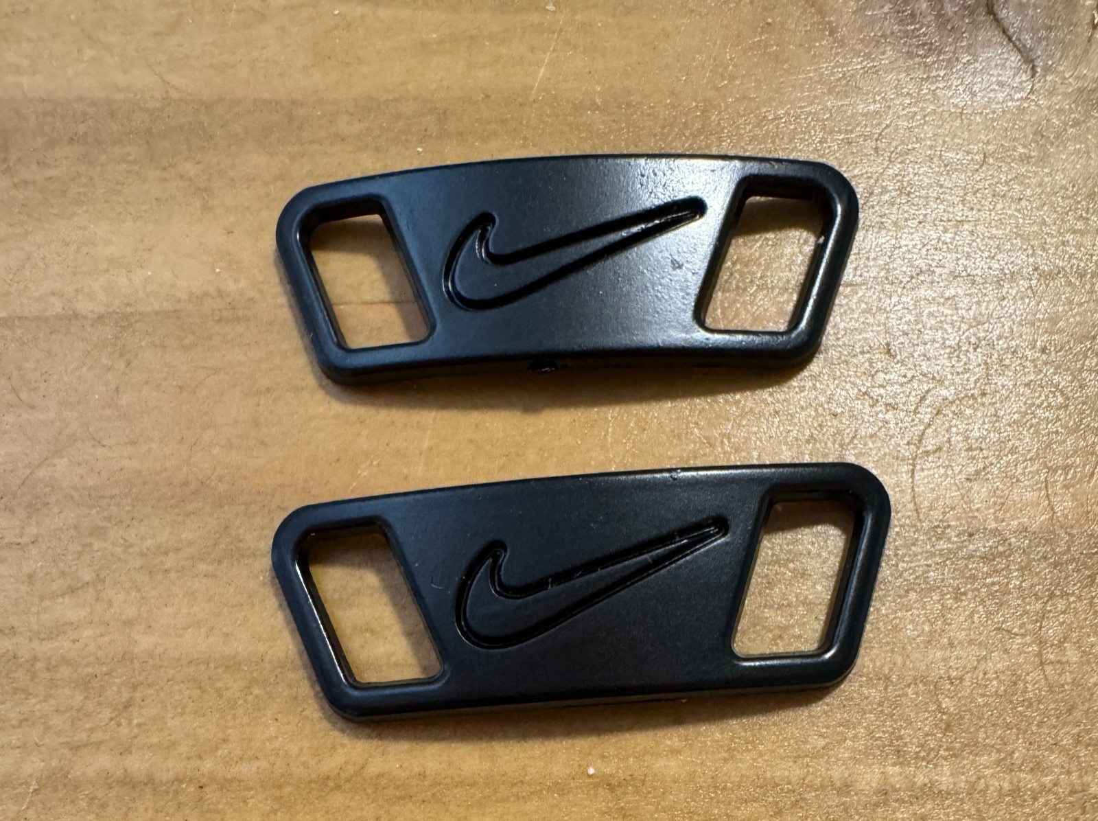 Nike Replacement Lace Tags Shoe badge Black Swoosh NEW DROP 🔥FREE USA SHIPPING