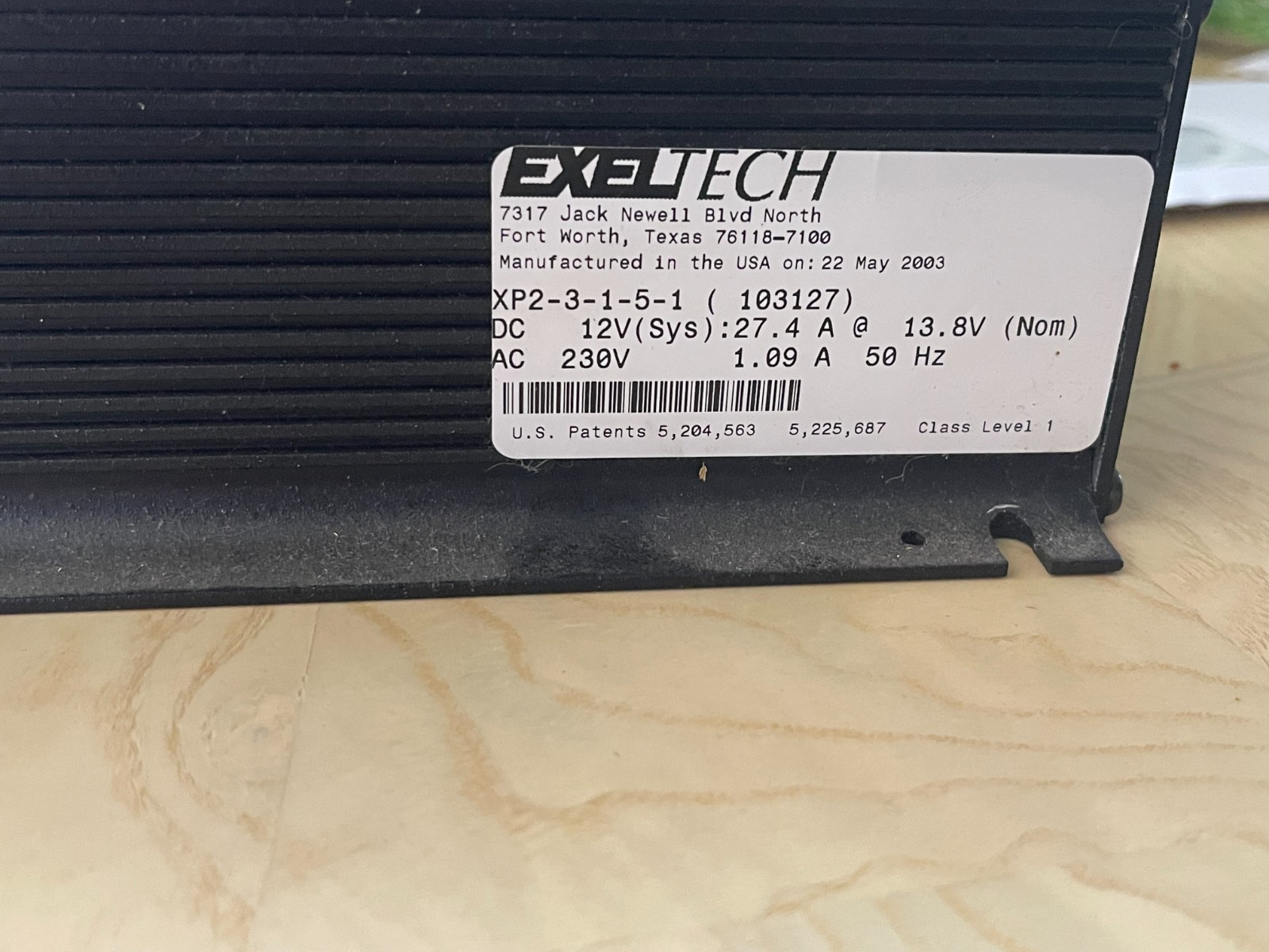 ExelTech XP250 Power Inverter, XP2-3-1-5-1
