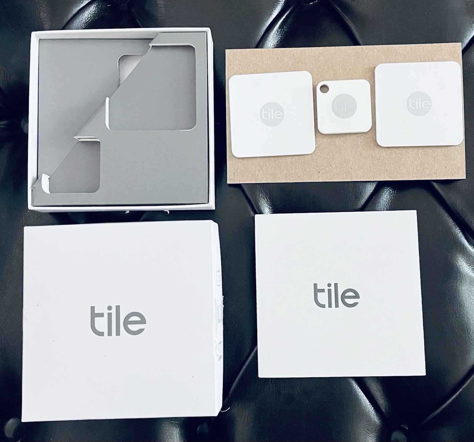 Tile Tracker Mate (1)  and Slim (2) Combo Pack W/ Open Box New(other) Untested