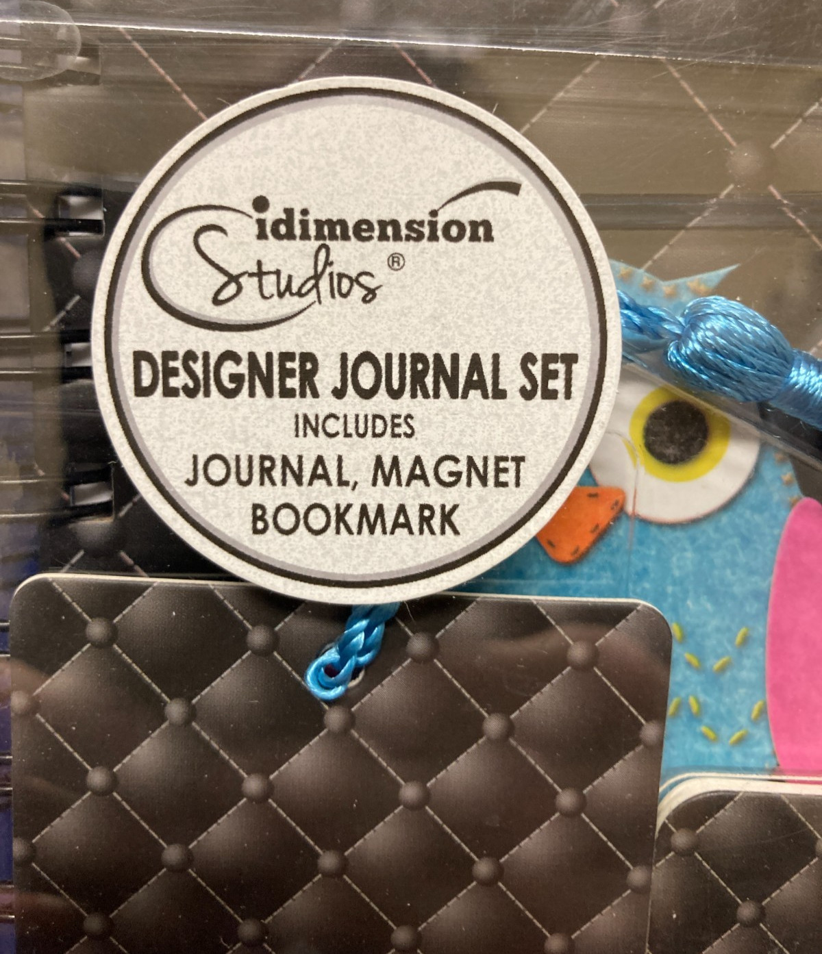 Designer Journal Set + Magnet + Bookmark OWLS Idimension Studios NEW