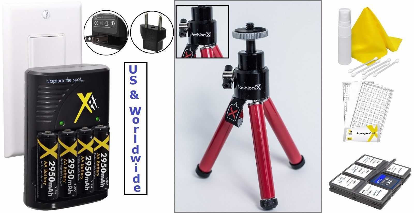 8pc Super Saving Accessory Kit Fujifilm Finepix HS20EXR