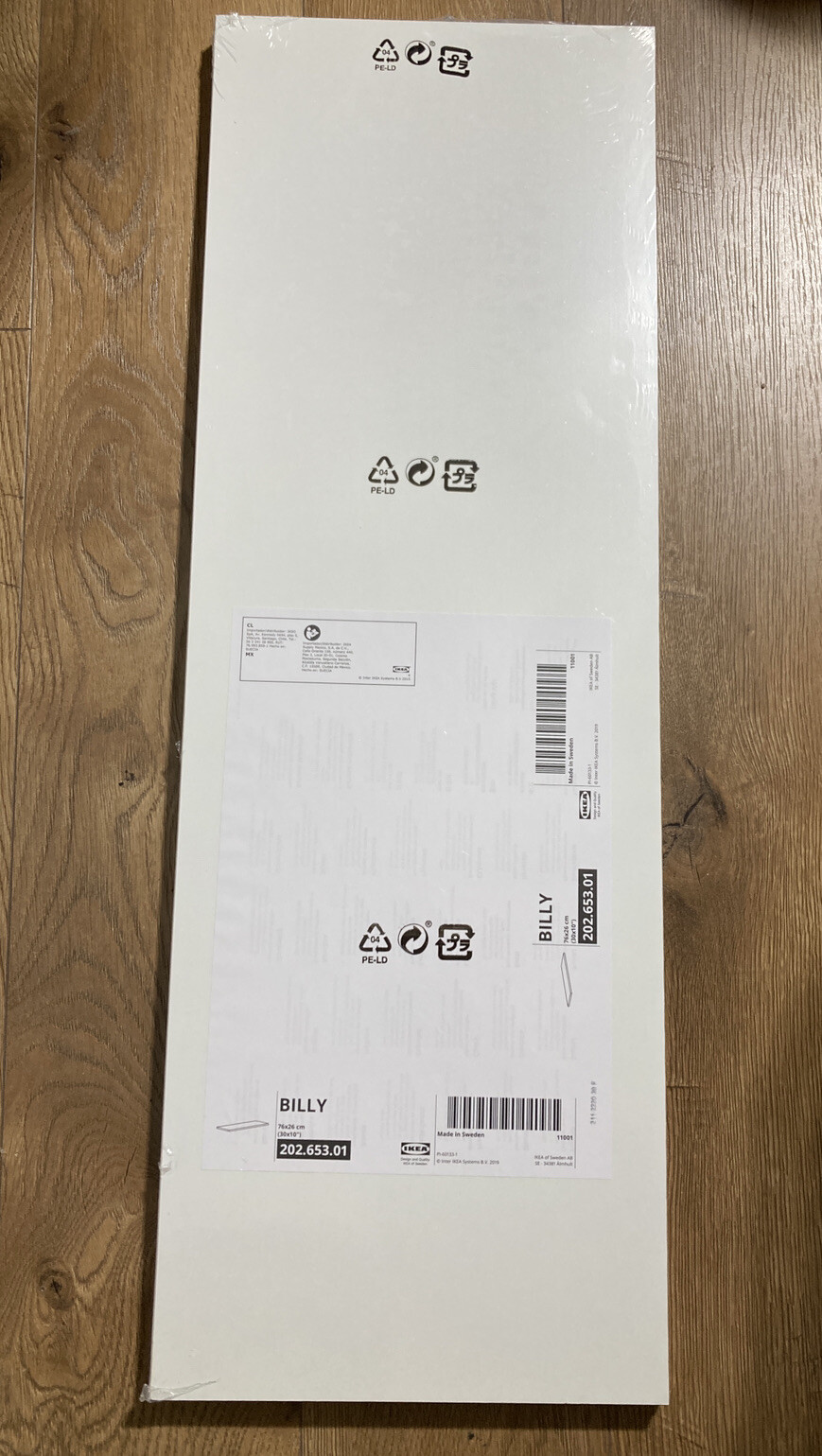 Ikea BILLY ONE Extra Shelf WHITE 30 x 10" New 202.653.01 Same Day Shipping
