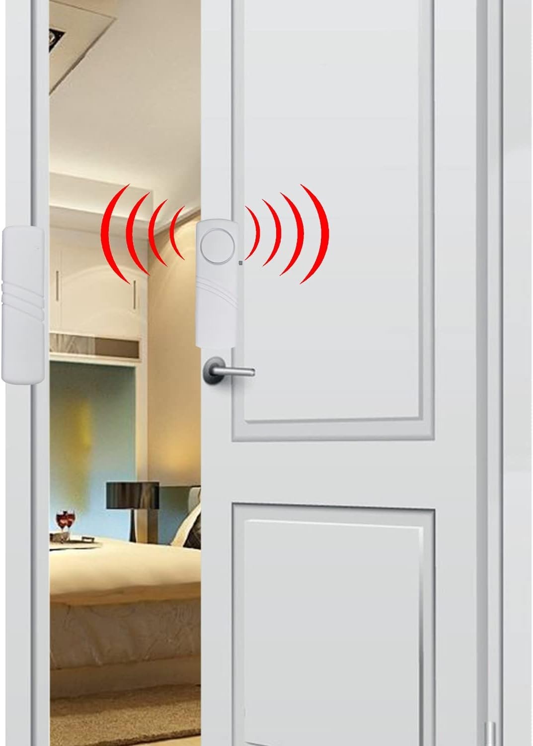Secure Home 2-Pack Window and Door Alarm - Long Battery Life, Easy Setup