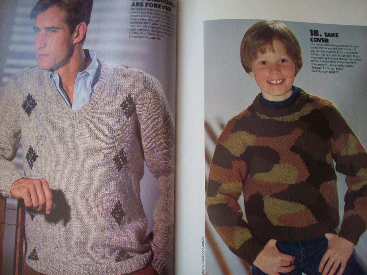 Premier Issue 1985 Knitting with Simplicity patterns sweaters 30 designs