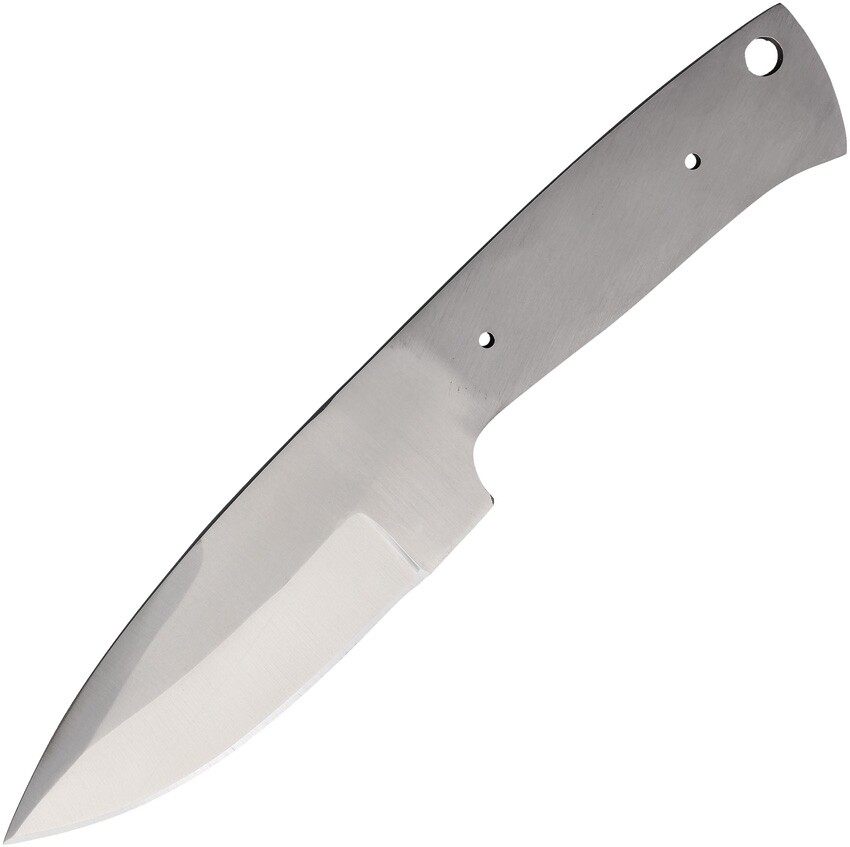 Knifemaking Knife 4" Satin Finish Stainless Full Tang Drop Point Blade BL149