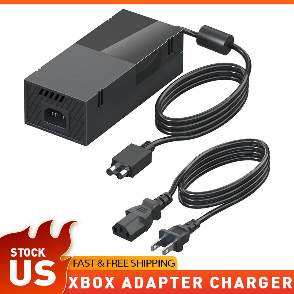 For Microsoft XBOX ONE Console AC Adapter Brick Charger Power Supply Cable Cord