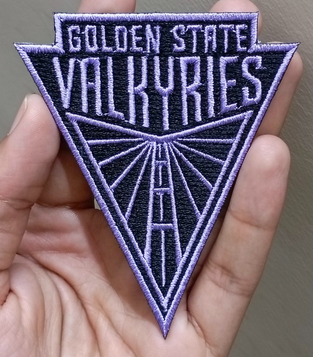 Golden State Valkyries WNBA Team Logo Iron On Patch-Sew Patch-Embroidered Patch