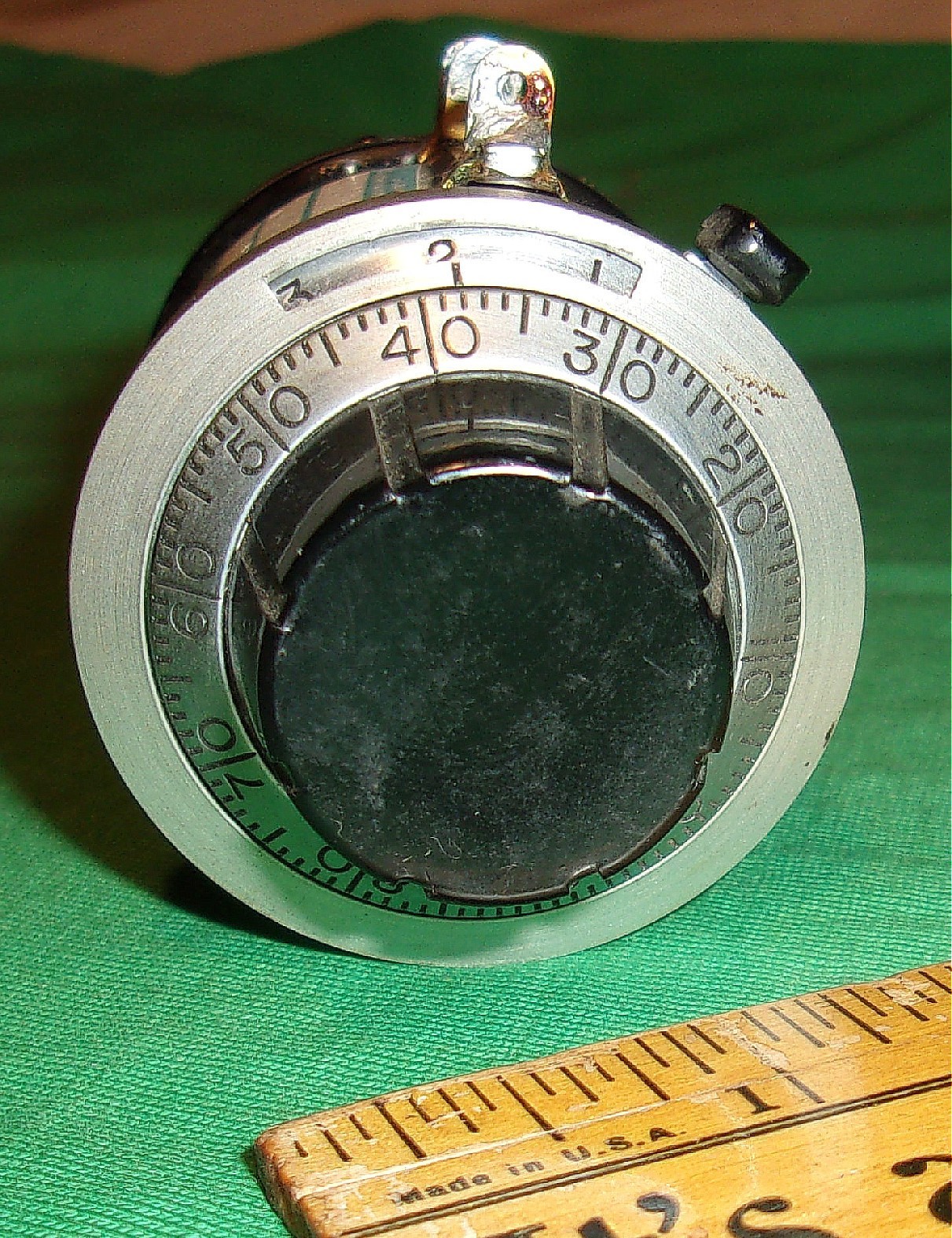 Vtg. Duodial Turns Counting Vernier Dial MODEL RB w/Beckman 200K Helipot Clean!