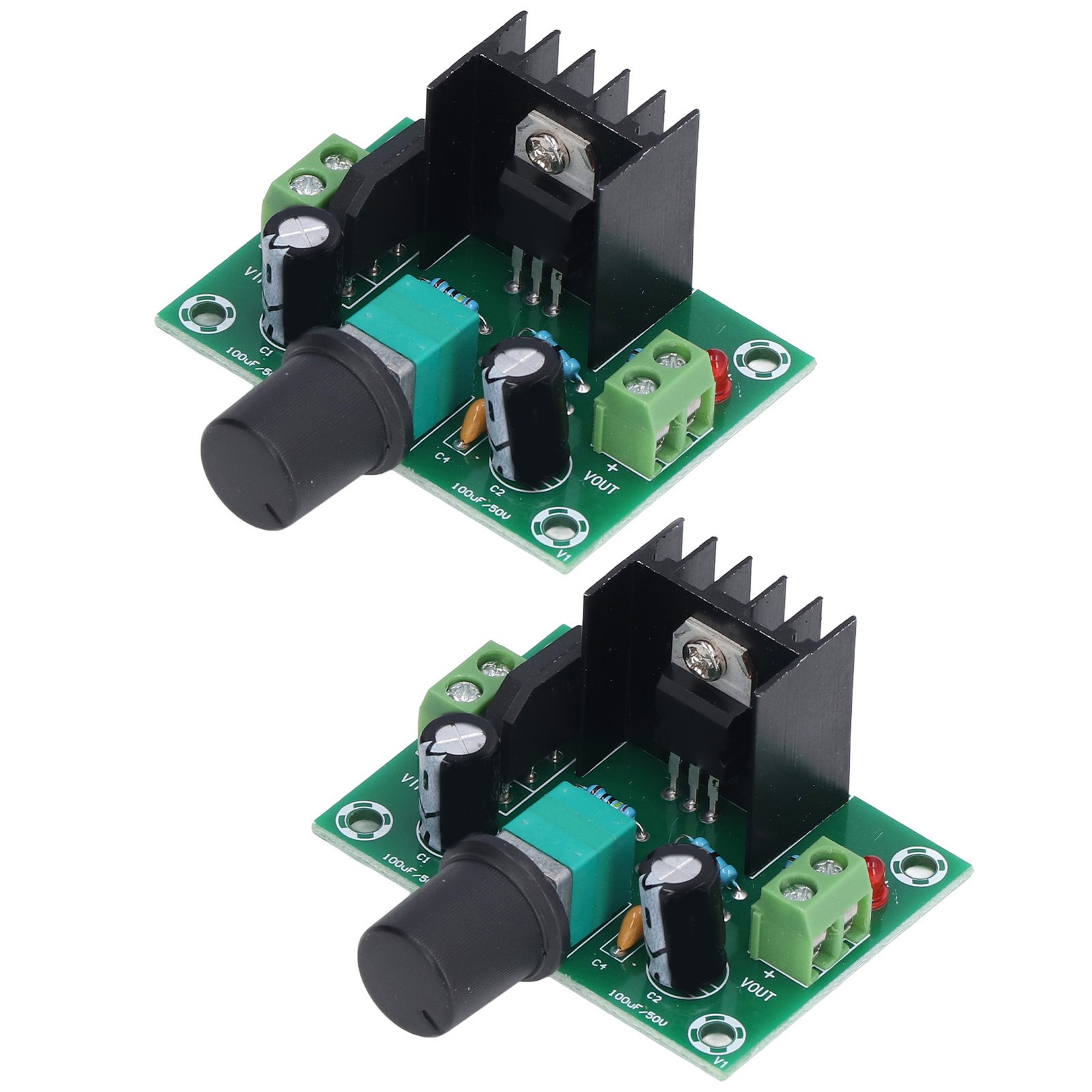 2Pcs XHM197 Voltage Regulator Plate LM317 Linear Module Sensor Accessory Part