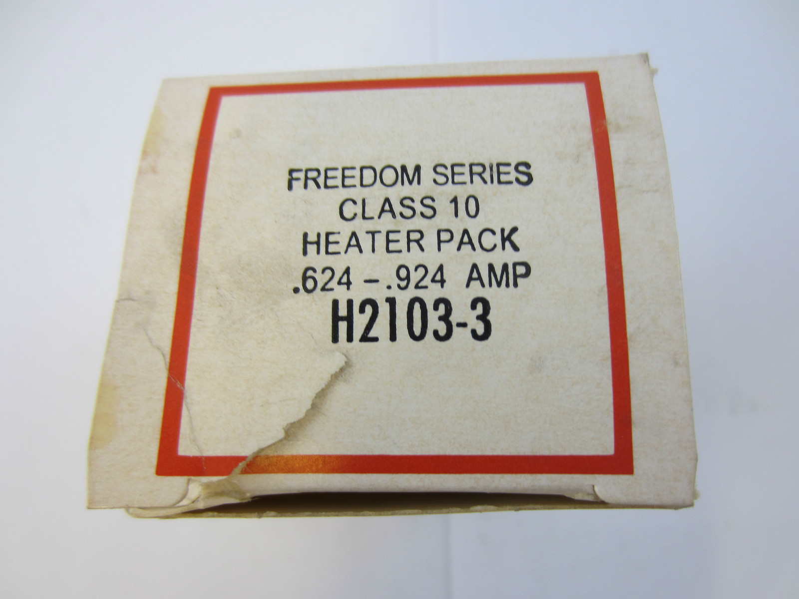 NEW CUTLER HAMMER SET OF 3 HEATER PACK FREEDOM SERIES H2101-3  .624-.924 AMP