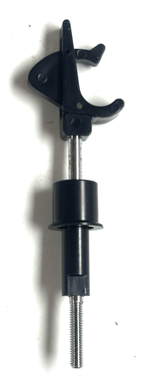 Vtg Turntable Tone Arm Rest Clip - w/ long threaded base - NOS Model unknown !