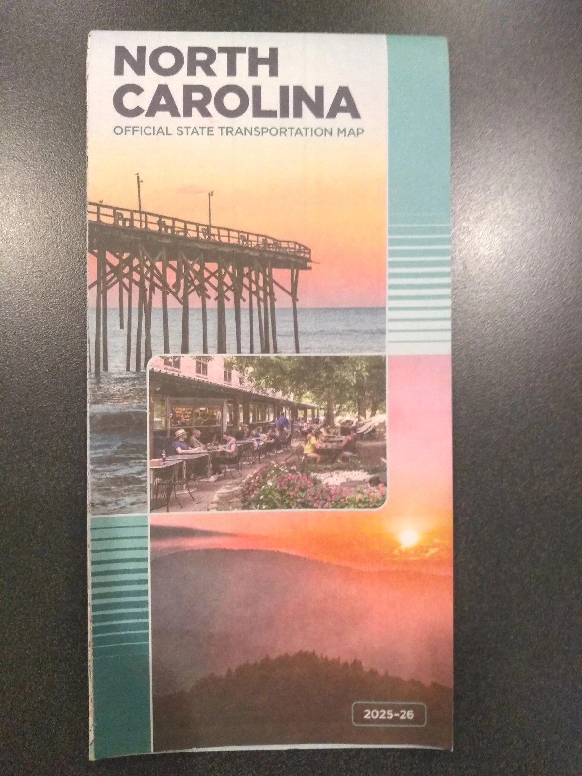 North Carolina Map Official 2026 State Highway Transportation DOT Map NEW