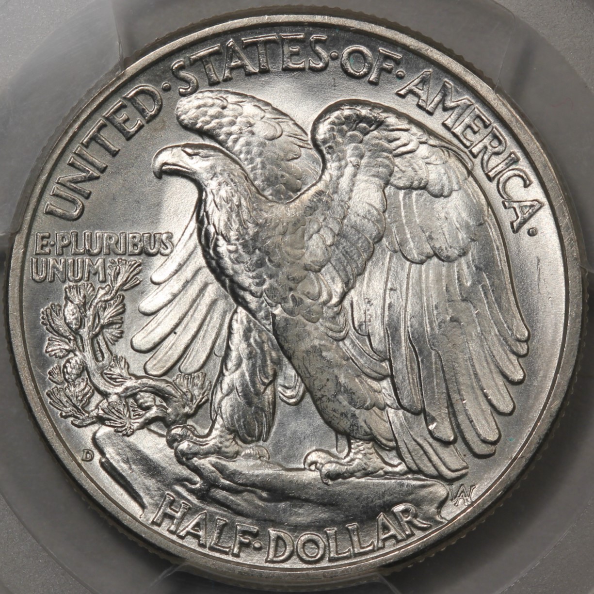 1939-D Walking Liberty Half Dollar PCGS & CAC MS-64