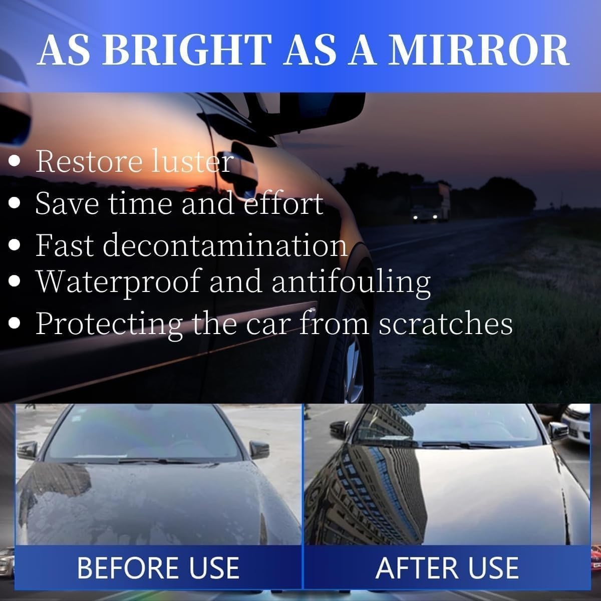 Sopami Ceramic Paint Sealant, Ceramic Coating Maximum Gloss & Shine Ceramic Wax