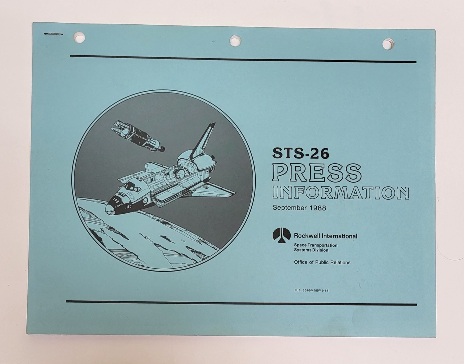 STS-26 NASA SPACE SHUTTLE DISCOVERY MISSION PRESS INFORMATION 1988