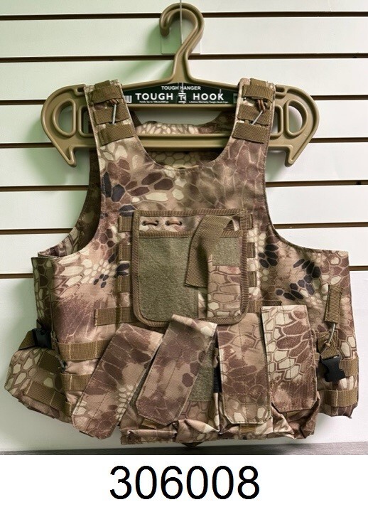 Camo Tactical Armor Plate Vest (No Plates)