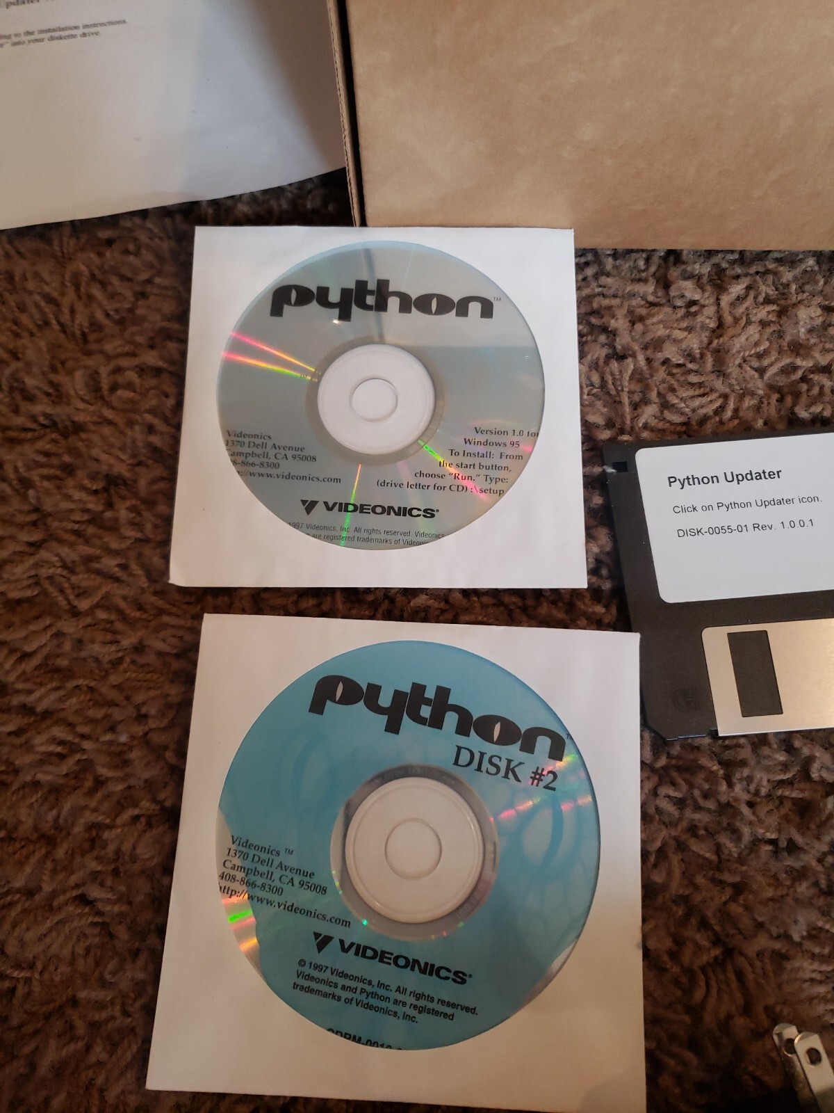 Vintage Gaming Videonics Python Video Capture Card w/ Free Software Complete