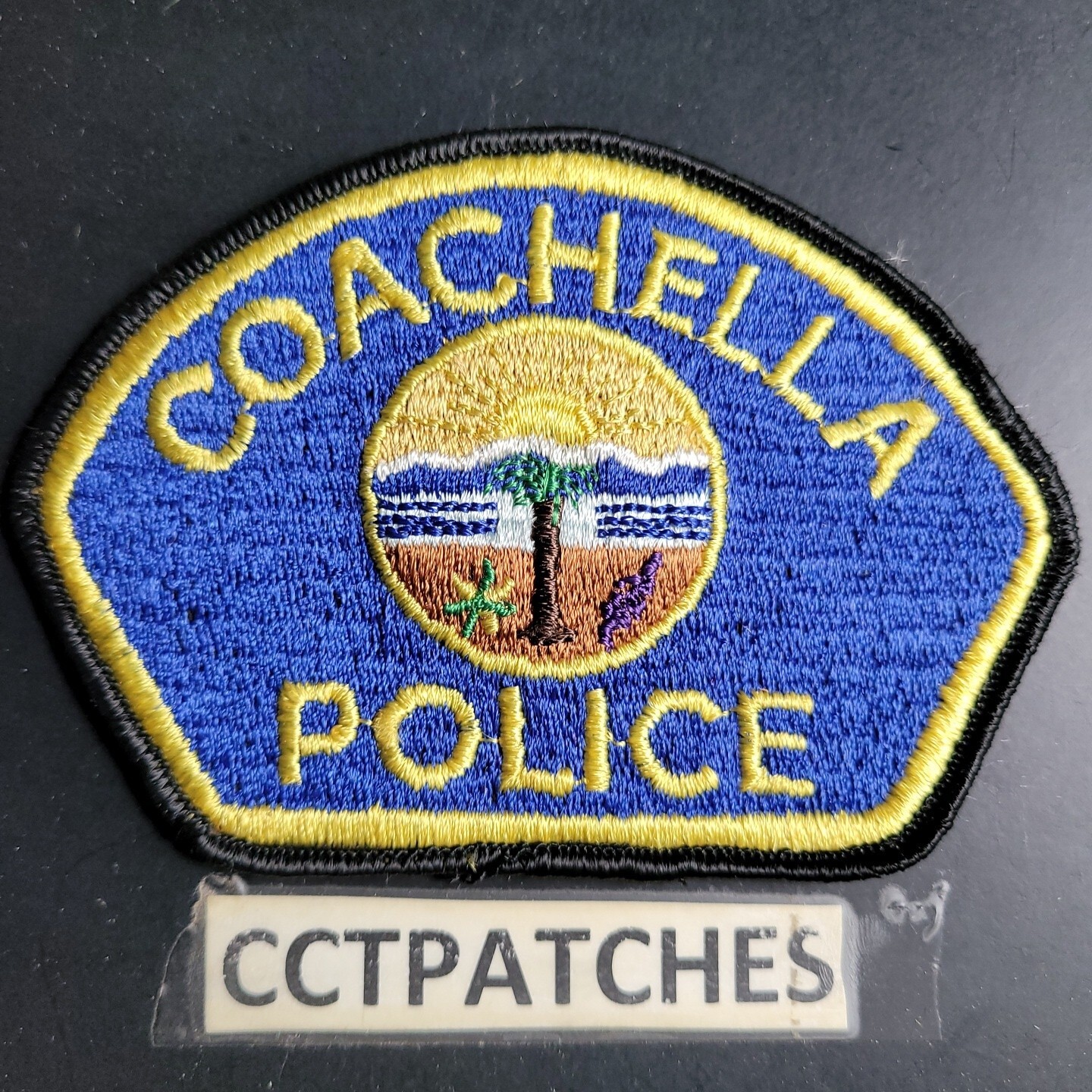 COACHELLA, CALIFORNIA POLICE SHOULDER PATCH CA
