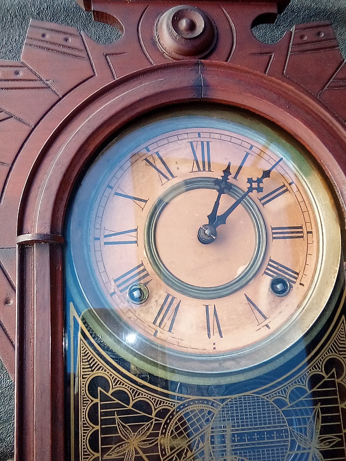 Antique Regulator Wall Clock