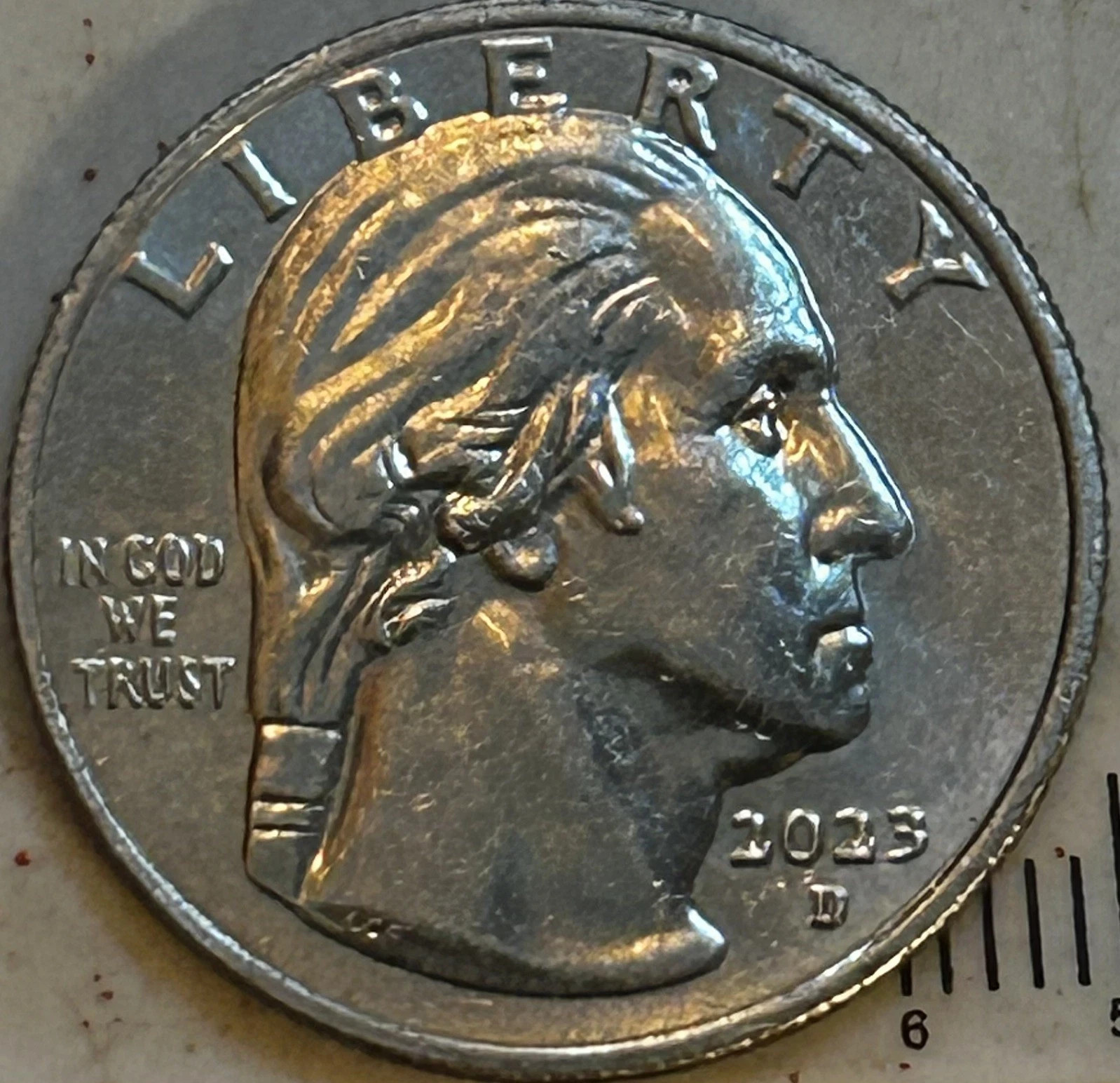 2023 D Jovita Idar Quarter Error "IN COD WE TRUST DDO DDR  unique collector rare